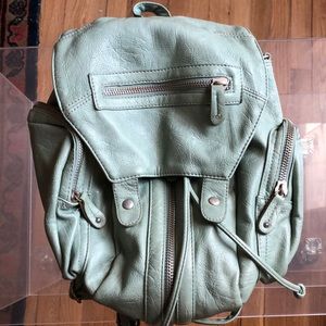 Mint green backpack